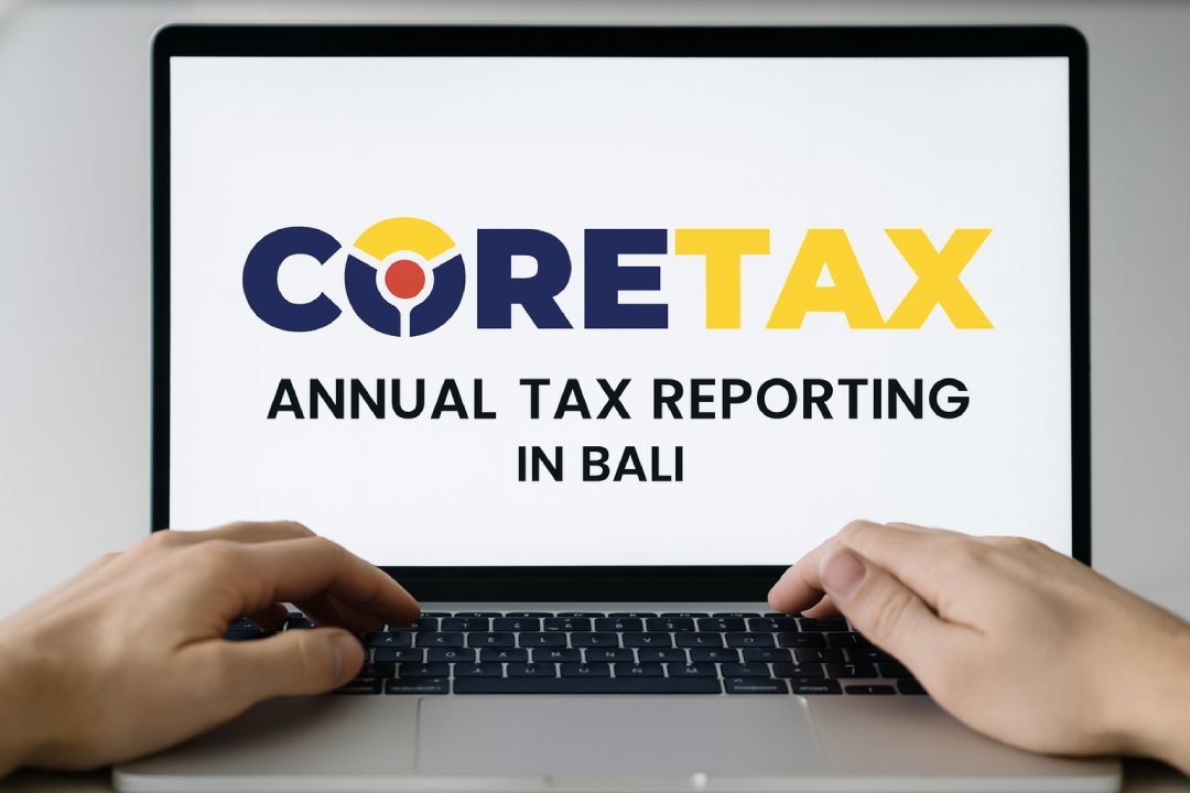 Professional annual tax return services in Bali including preparation of SPT Tahunan, bookkeeping review, and DJP communication