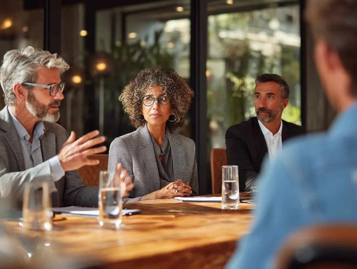 Foreign entrepreneur in Bali paying PT PMA taxes via e-Billing on a mobile app, with laptop and documents nearby.
