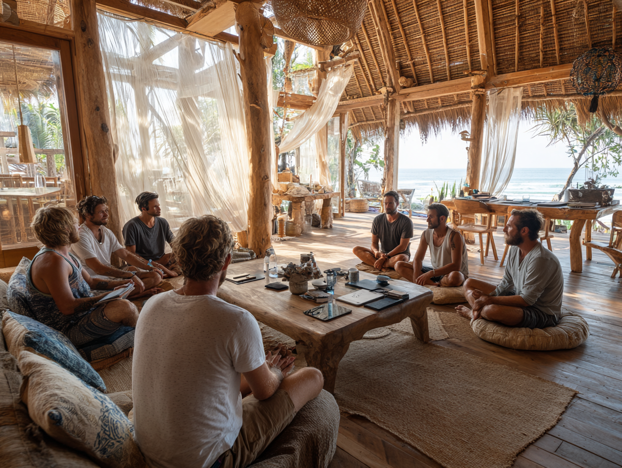 Foreigner in Bali resolving PT PMA compliance issues with accounting agency support for café, payroll, and updated KBLI licenses.