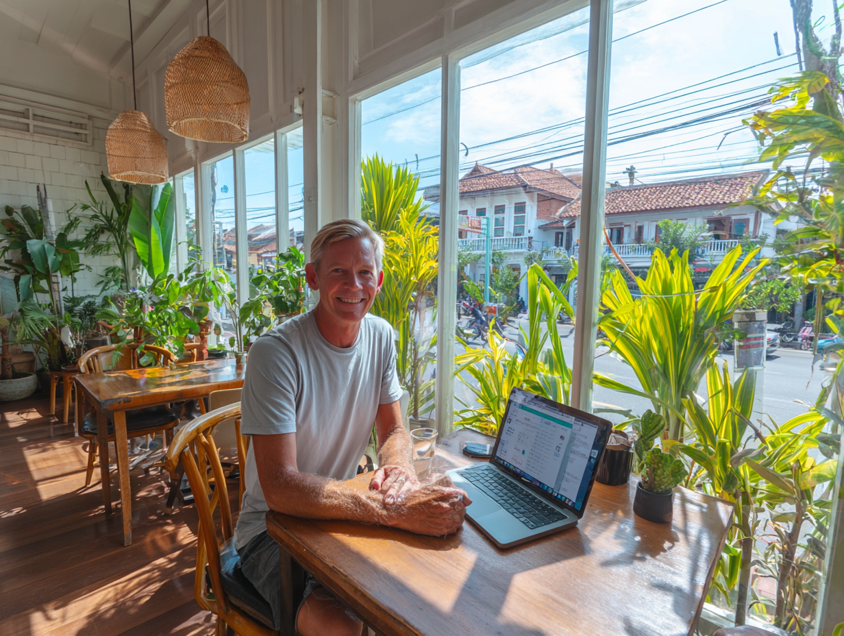 Expat villa owner in Ubud switching from spreadsheets to Xero or QuickBooks to manage bookings, payroll, and tax compliance