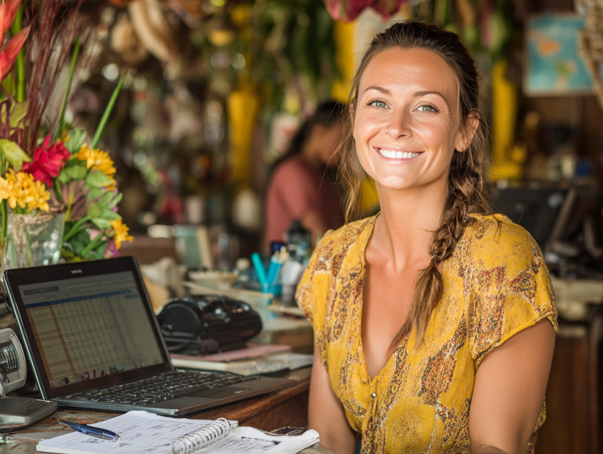 Foreign small business owners in Bali struggling with lost receipts, payroll errors, mixed personal and business expenses, and late tax filings without accounting support