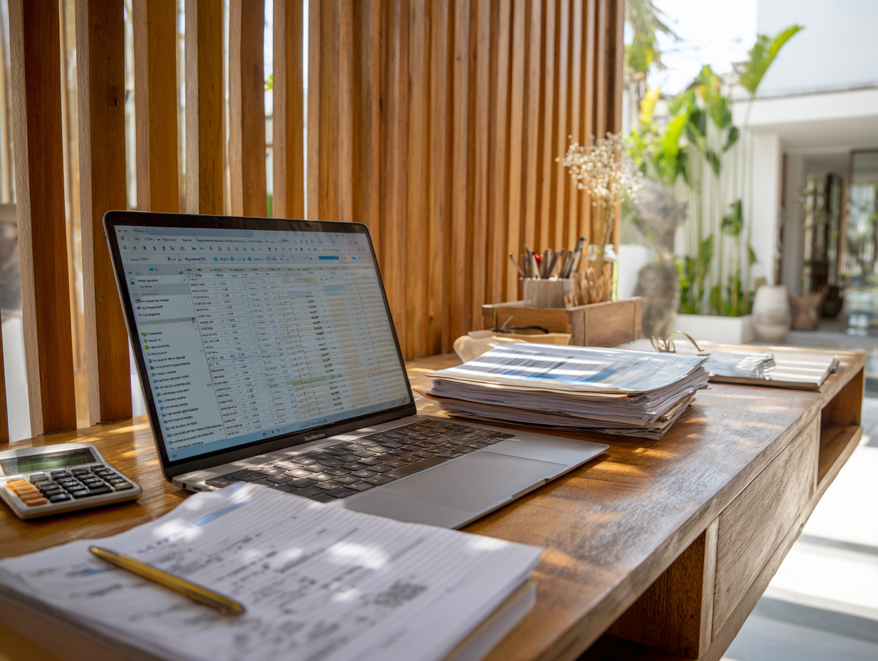 Full service accounting in Bali supporting business growth, with experts managing bookkeeping, payroll, tax compliance, and financial reporting