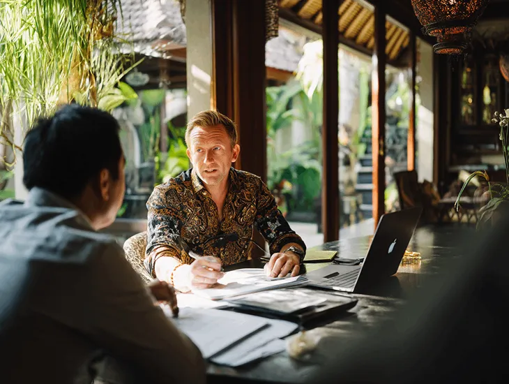 German investor in Bali consulting tax experts to correct PT PMA vehicle storage VAT classification and achieve full Coretax compliance