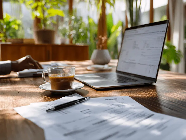 PT PMA HR team in Bali preparing A1 tax return and verifying employee NPWP data in Coretax system for compliance.