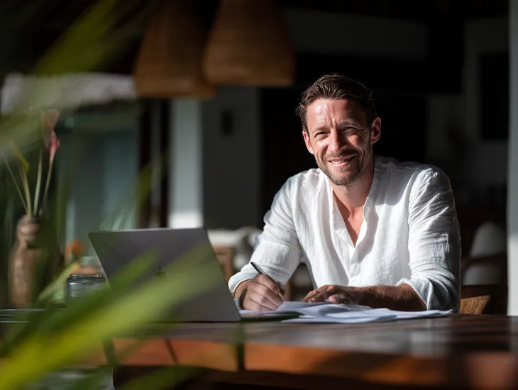 Australian entrepreneur managing PT PMA digital marketing business in Bali using Coretax to apply 0.5% Final Income Tax scheme