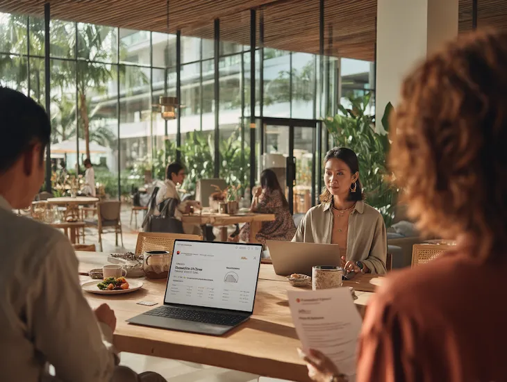 PT PMA agribusiness team in Indonesia using Coretax 2026 to manage BHPT VAT reporting and digital tax compliance for agricultural exports