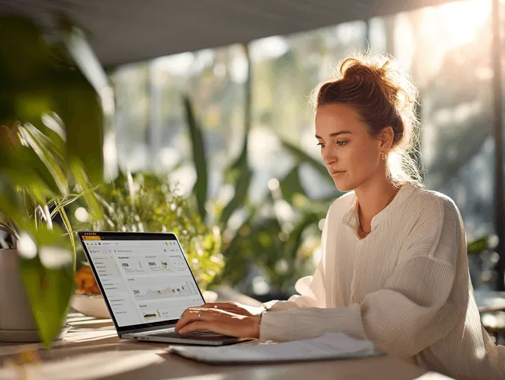 Foreign PT PMA and UMKM entrepreneurs in Bali using DJP Online to track income and ensure compliance with Indonesia’s 2026 small trader tax rules
