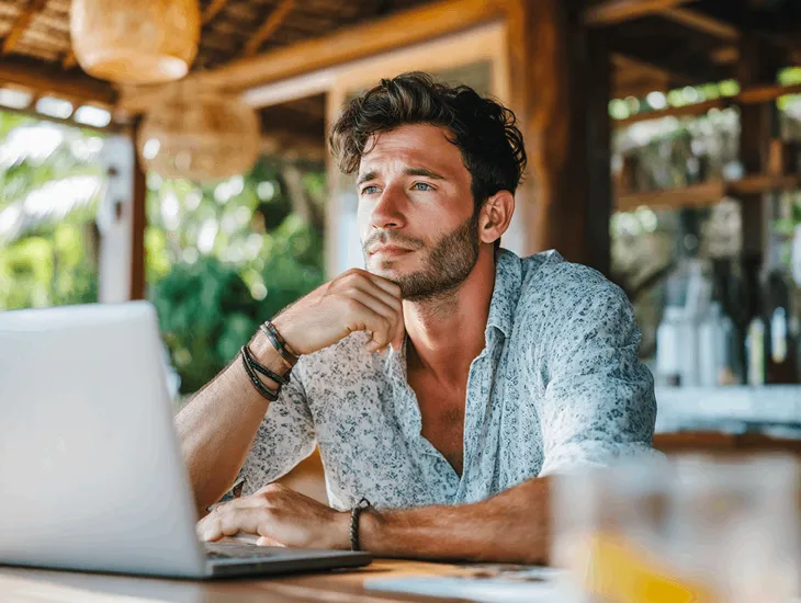 Australian PT PMA owner in Canggu updating NPWP business address on DJP Online portal to reactivate company tax ID and maintain compliance