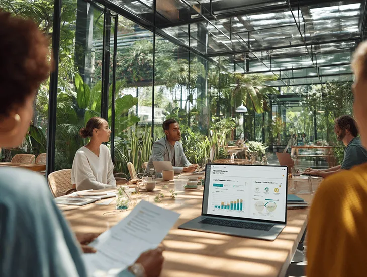 German PT PMA owner in Canggu attending a tax workshop with local accountants, learning to manage VAT invoices and DJP Online reporting for transparent and compliant business operations in Bali