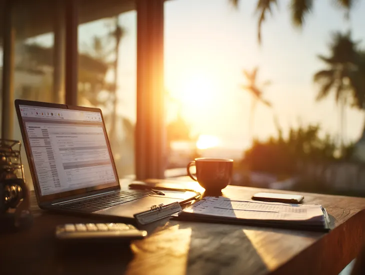 PT PMA owners using DJP Coretax 2026 system in Bali to manage digital tax, e-Faktur, and VAT reporting efficiently