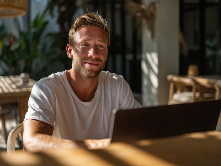 Italian PT PMA owner in Bali checking updated import tax rates for ceramic kitchenware on beacukai.go.id to ensure compliance