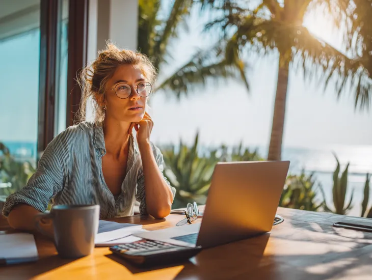 Tax Compliance in Bali 2026 – Digital ledger showing the separation of corporate revenue and personal taxes for property in Indonesia.