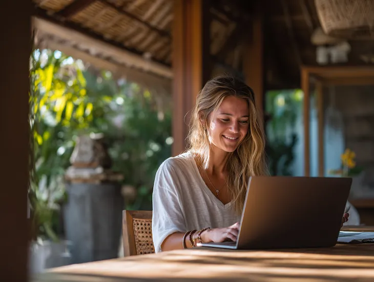 Foreign investors in Bali reviewing PT PMA tax documents and financial reports under Indonesia’s 2026 fiscal plan