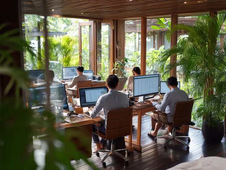 PT PMA accountants in Bali monitoring bank transactions and updating Coretax records to ensure tax compliance in 2026