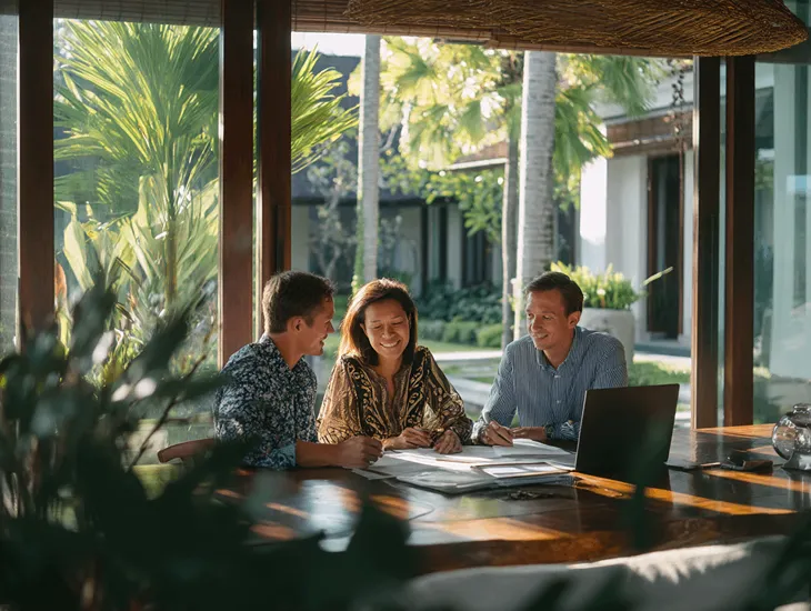 PT PMA owners in Bali reviewing legal tax documents for VAT exemption compliance under Indonesia’s PMK 45/2025 regulation