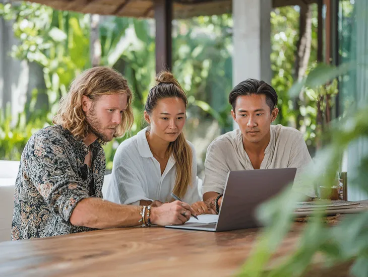 PT PMA owners in Bali submitting VAT and income tax reports through Coretax DJP Online for 2025 compliance and digital filing
