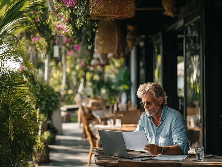 Foreign PT PMA owner in Bali reviewing SPP-TDLN partnership requirements under Indonesia’s Presidential Decree 68/2025 for legal compliance