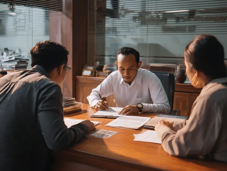 PT PMA finance manager in Bali reviewing tax payment schedules and interest rate calculations to ensure timely VAT and income tax compliance