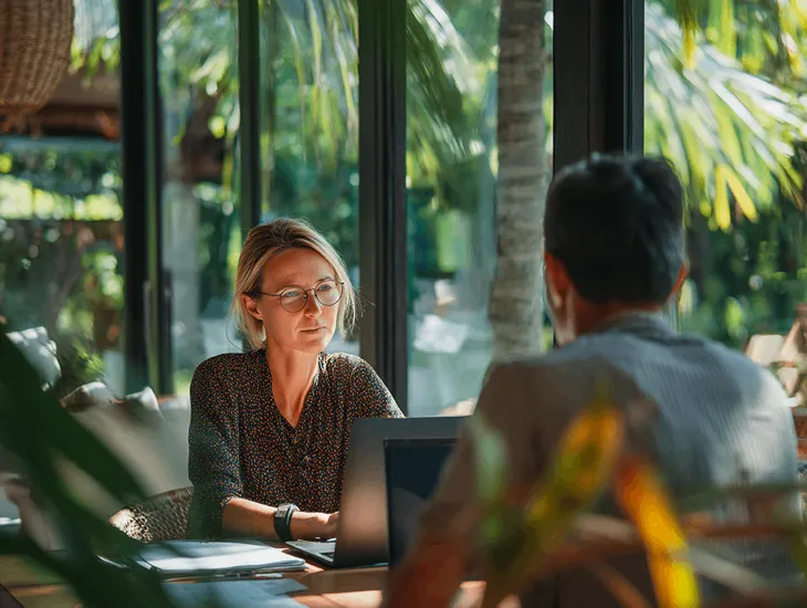 PT PMA business owner in Bali registering and linking company NIP through Coretax DJP Online to ensure tax compliance with Indonesian regulations