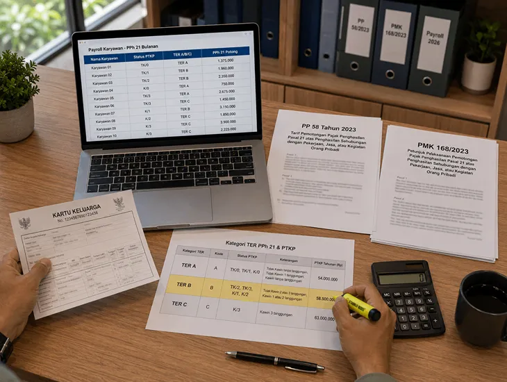 TER PPh 21 in Indonesia 2026 – Employee tax categories, PTKP thresholds, and payroll compliance for businesses in Indonesia
