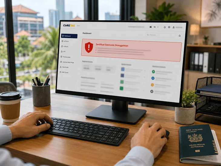 VAT Compliance in Indonesia 2026 – Digital certificate suspension rules, e-Faktur access, and tax reporting for foreign investors in Bali