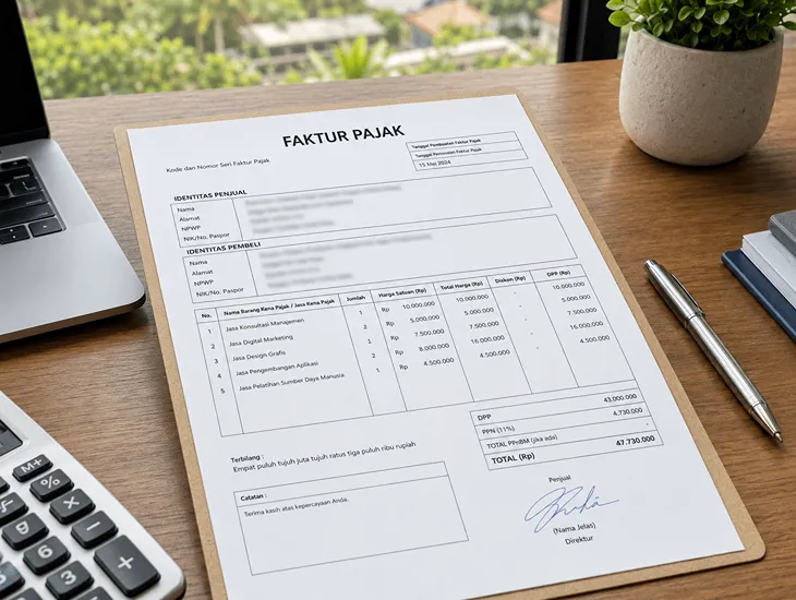 Indonesia Tax Invoicing 2026. Mandatory document elements and simplified retail invoice reporting requirements in Bali.
