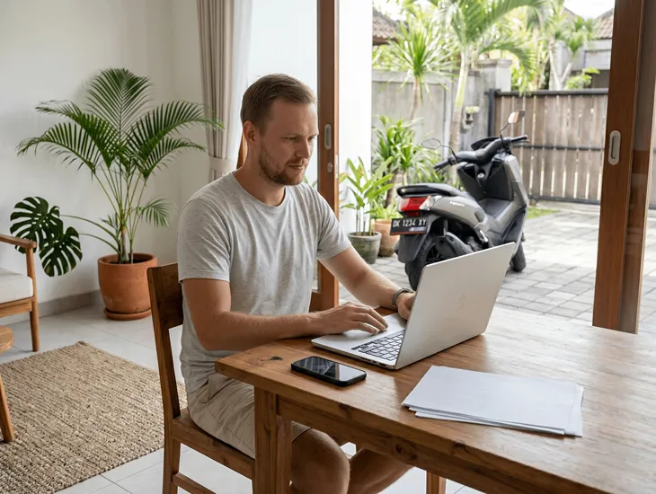 Motorcycle Tax Online in Bali 2026 – STNK renewal steps, digital payment links, and regional tax compliance for expats