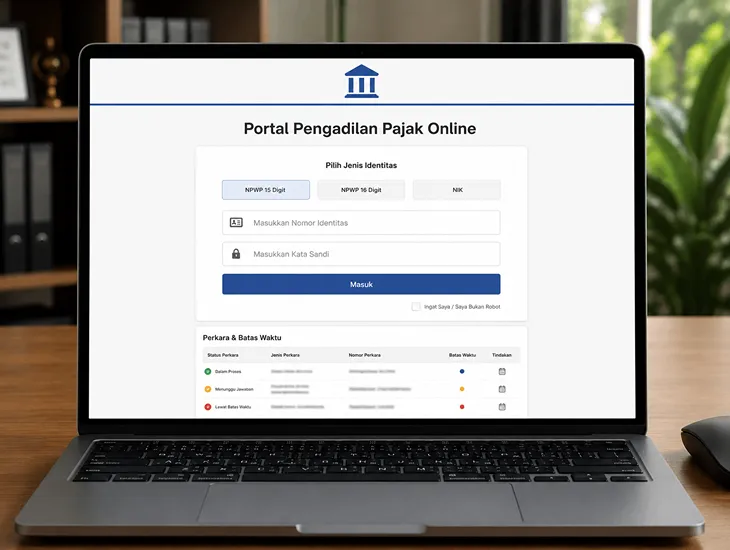 New e-Tax Court Login 2026 – Electronic tribunal procedures, NIK integration, and legal dispute compliance in Indonesia.